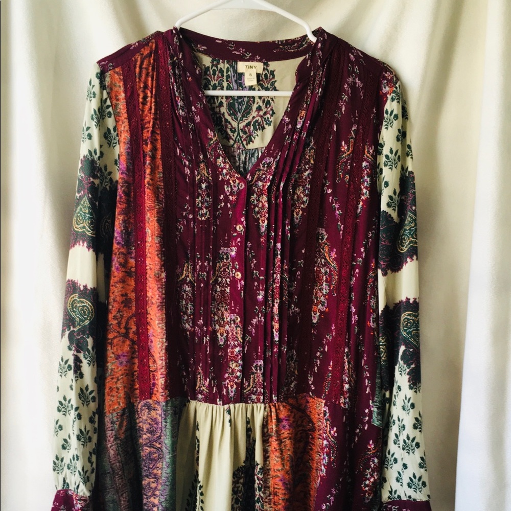S Tiny Floral Tunic Dress Anthropologie